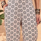 Floral Printed Round Neck Tiered A-Line Pure Cotton Kurta With Trousers