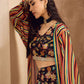 Floral Printed Sequinned V-Neck Ready to Wear Lehenga Choli