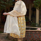Floral Printed Thread Work Pure Cotton Kurta With Trousers & Dupatta