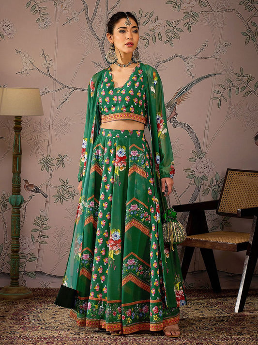 Printed Ready to Wear Lehenga & Choli