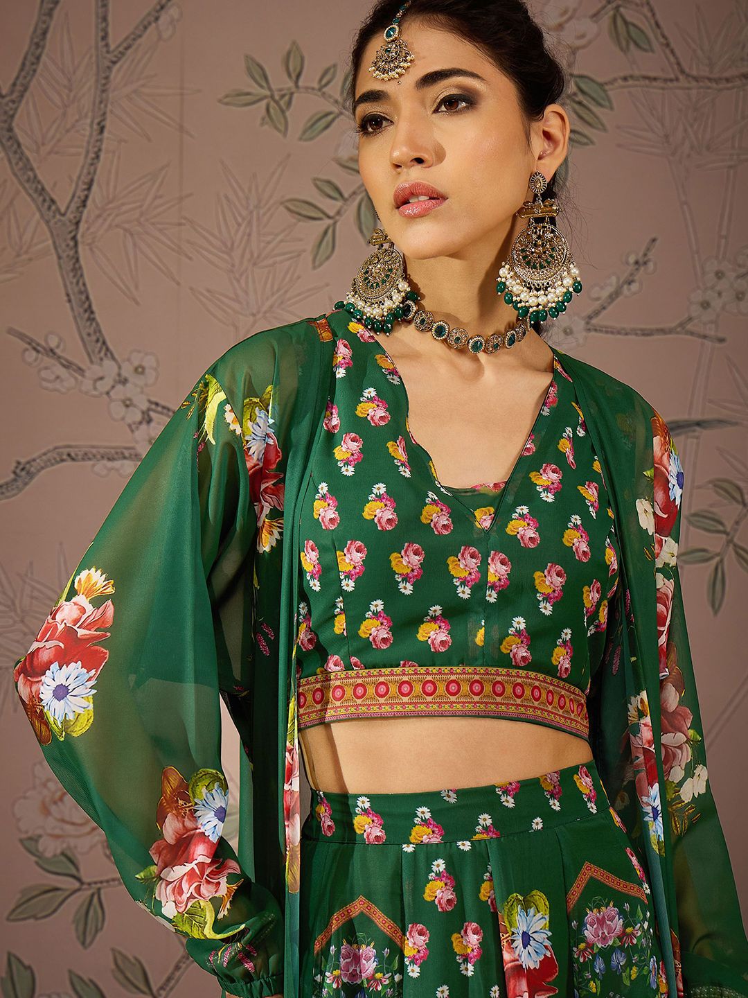 Printed Ready to Wear Lehenga & Choli