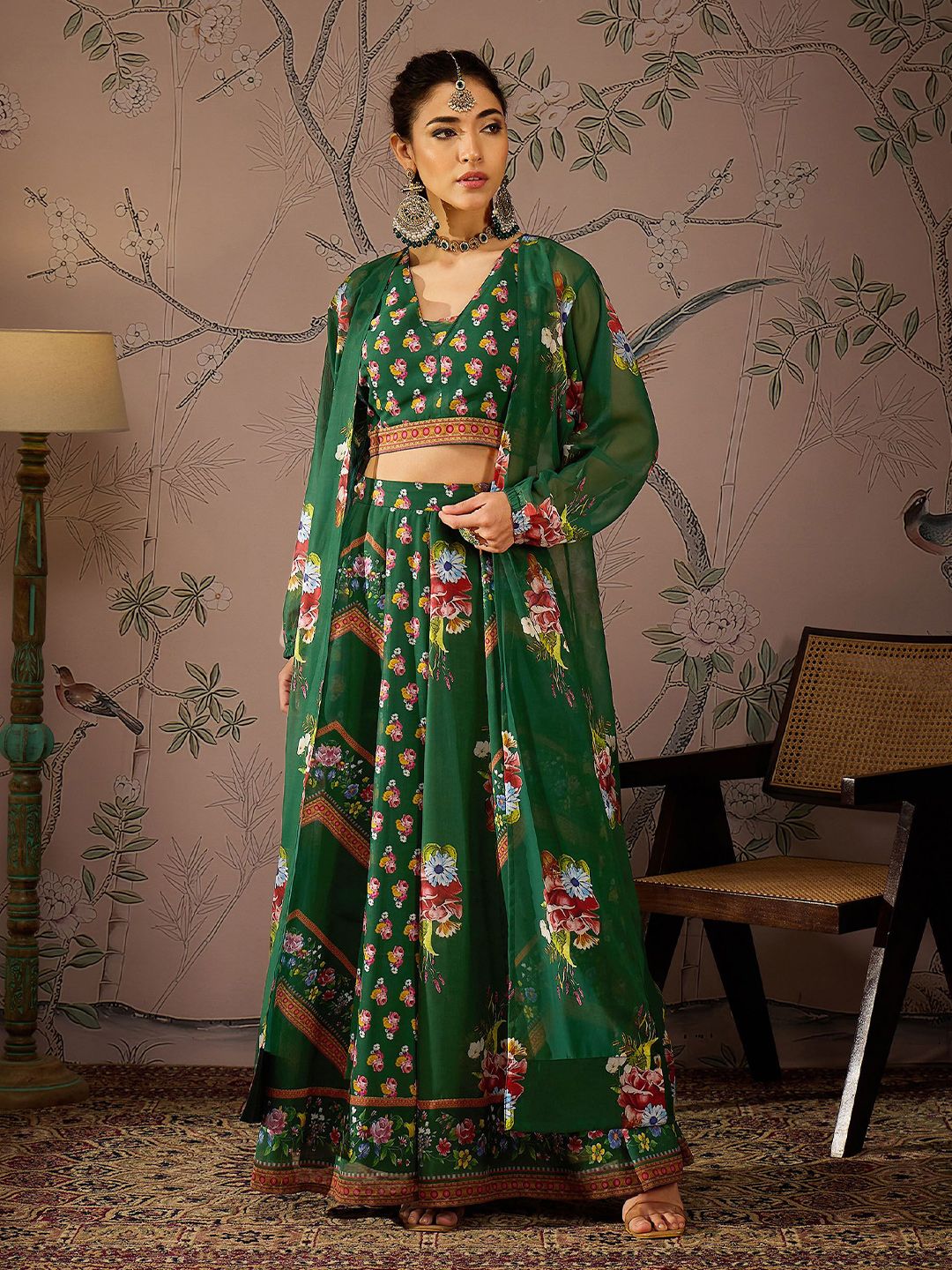 Printed Ready to Wear Lehenga & Choli