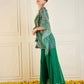 Printed Short Sleeve Shrug Top & Palazzos Co-Ords