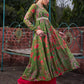 Women Abstract Printed Anarkali Kurta