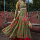 Women Abstract Printed Anarkali Kurta