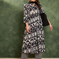 Women Abstract Printed Regular Pure Cotton A-Line Calf Length Kurta Set