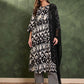 Women Abstract Printed Regular Pure Cotton A-Line Calf Length Kurta Set
