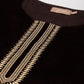 Women Brown & Gold-Toned Ethnic Motifs Embroidered Velvet Kurta