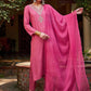 Women Embroidered Palazzos & With Dupatta Kurta Sets