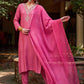 Women Embroidered Palazzos & With Dupatta Kurta Sets
