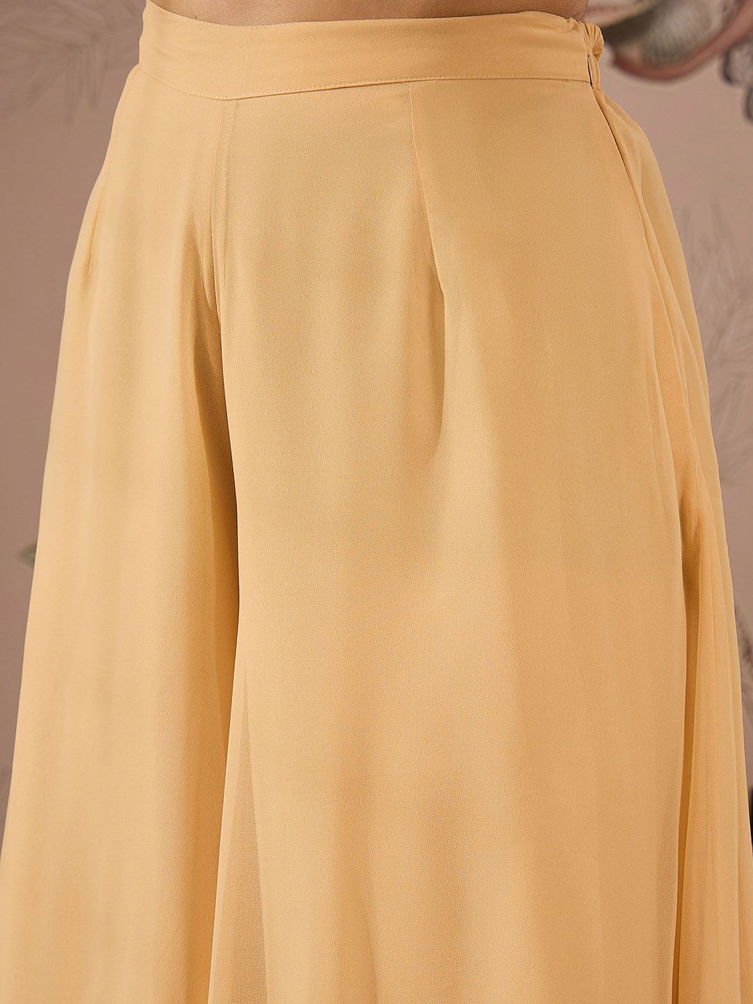 Women Embroidered Regular Sequinned Kurta with Palazzos