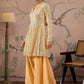 Women Embroidered Regular Sequinned Kurta with Palazzos