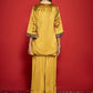 Women Embroidered Regular Velvet Kurta with Palazzos