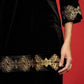 Women Embroidered Regular Velvet Kurta with Palazzos
