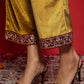 Women Embroidered Regular Velvet Kurta with Palazzos