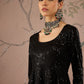 Women Embroidered Sequinned Kurta with Palazzos