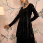 Women Embroidered Sequinned Kurta with Palazzos