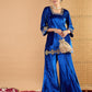 Women Ethnic Motifs Embroidered Kurta with Palazzo