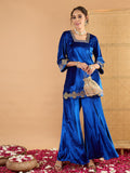 Women Ethnic Motifs Embroidered Kurta with Palazzo