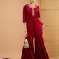 Women Ethnic Motifs Embroidered Kurta with Palazzo