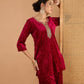 Women Ethnic Motifs Embroidered Kurta with Palazzo