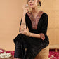 Women Ethnic Motifs Embroidered Kurta with Palazzo