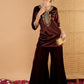 Women Ethnic Motifs Embroidered Kurta with Palazzo