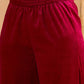 Women Ethnic Motifs Embroidered Kurta with Trousers