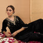 Women Ethnic Motifs Embroidered Tiered Mirror Work Kurti with Palazzos