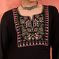 Women Floral Embroidered V-Neck Kurta with Salwar