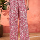 Women Floral Printed Cotton Kurta with Palazzo & Dupatta