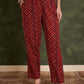Women Floral Printed Regular Pure Cotton Kurta with Trousers