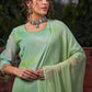 Women Ombre Dyed Kurta with Sharara & Dupatta