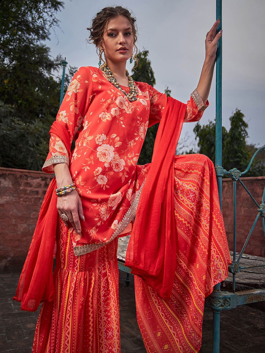 Women Printed Kurta Set