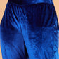 Women Velvet Ethnic Motifs Embroidered Kurta with Trousers
