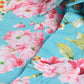 Sishu Boy's Aqua Floral Printed Kurta Patiala Set