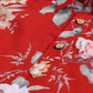 Sishu Boy's Red Floral Printed Kurta Patiala Set