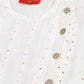 Sishu Boy's White Embellished Angrakha Kurta Dhoti Set