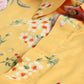 Sishu Boy's Yellow Floral Printed Kurta Patiala Set