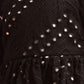 Sishu Girl's Black Mirror Kurta