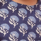 Sishu Girl's Blue Cotton Printed Dress