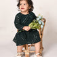 Sishu Girl's Green Mirror Kurta
