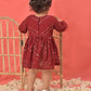 Sishu Girl's Maroon Mirror Kurta