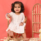 Sishu Girl's White Chikankari Cotton Kurta