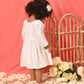 Sishu Girl's White Chikankari Cotton Kurta