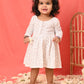 Sishu Girl's White Chikankari Cotton Kurta