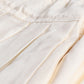 Sishu Girl's' White Floral Printed Linen Kurta And Cream Patiala Set