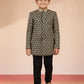 Black Imported Suiting Wedding Wear Boys Jodhpuri Suit
