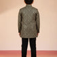 Black Imported Suiting Wedding Wear Boys Jodhpuri Suit
