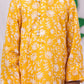 Yellow Cotton Indated Traditions Boys Kurta Set